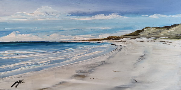 Empty Beach Tiree by Allison Young