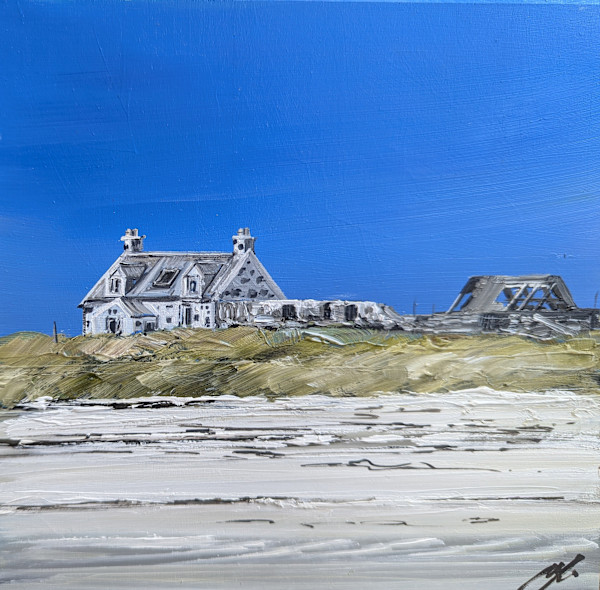 Spotted House Gott Bay Tiree by Allison Young