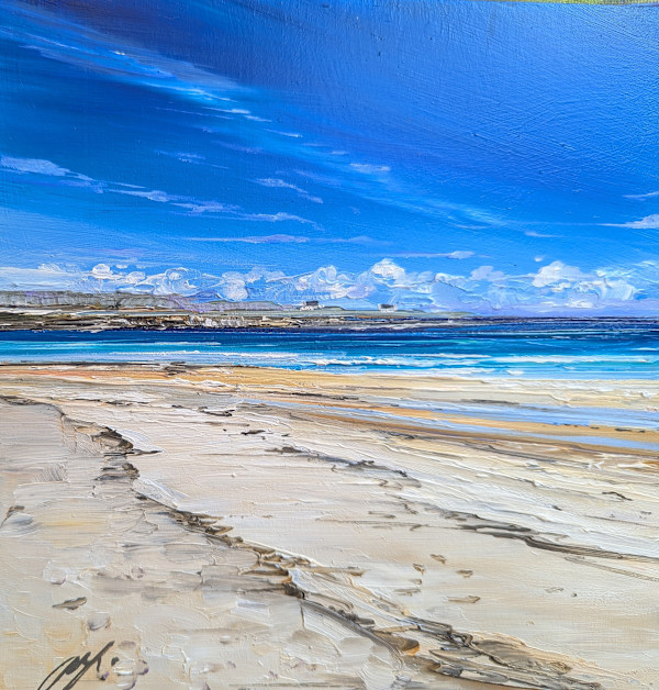 Deep Blue Sky Tiree by Allison Young
