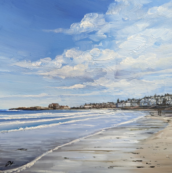 Soft White Clouds North Berwick by Allison Young