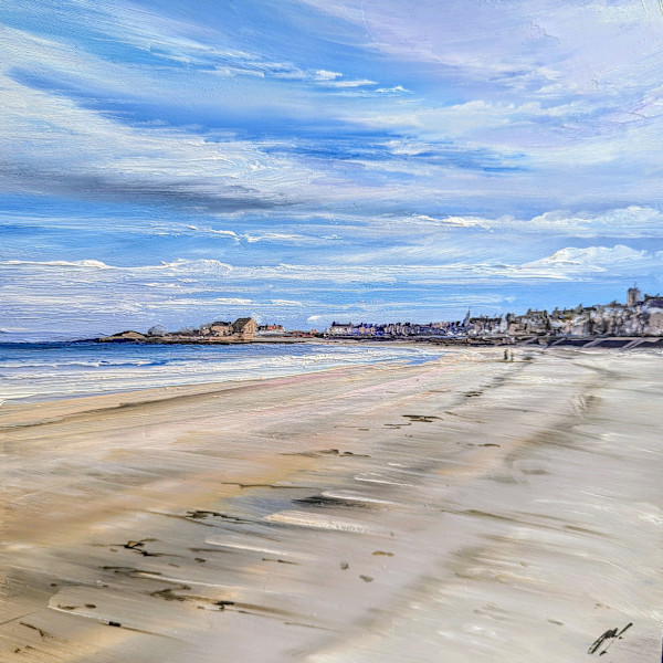 Empty Beach North Berwick by Allison Young