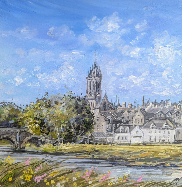 The Old Parish Church Peebles by Allison Young, Image 1.