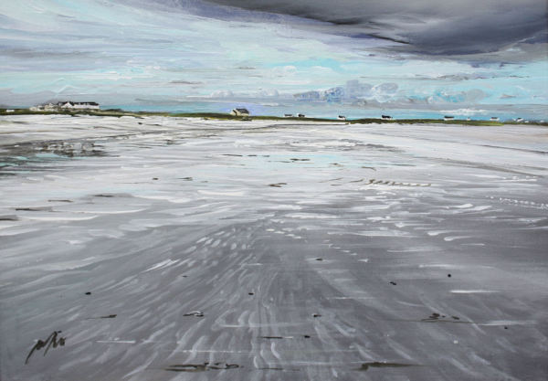 Blue Sky Appears, Gott Bay, Tiree by Allison Young