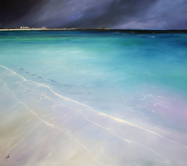 Deep Blue Sea, Balephetrish, Tiree by Allison Young
