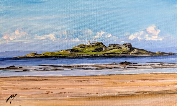 Fidra from Yellowcraigs by Allison Young