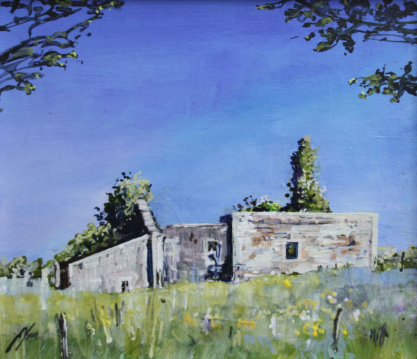 Ivy Covered House, Carse of Lecropt by Allison Young