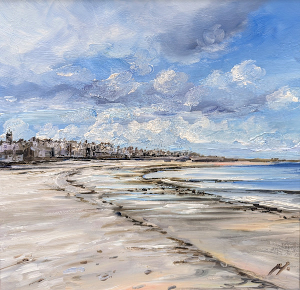 A Breezy Day, North Berwick by Allison Young