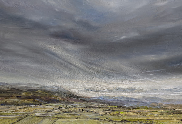 Rain Passing Gargunnock Hills by Allison Young