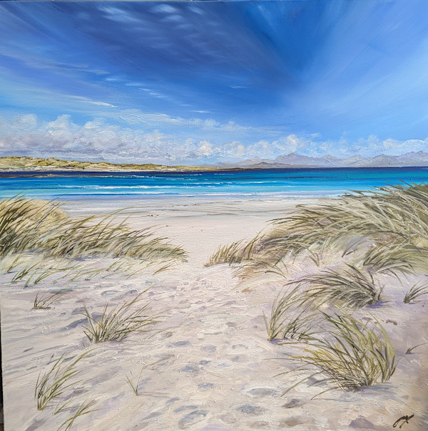 Onto the Beach, Gott Bay, Tiree by Allison Young