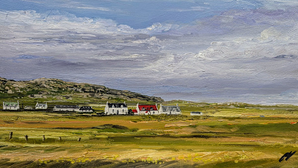 Cottages, Tiree  by Allison Young