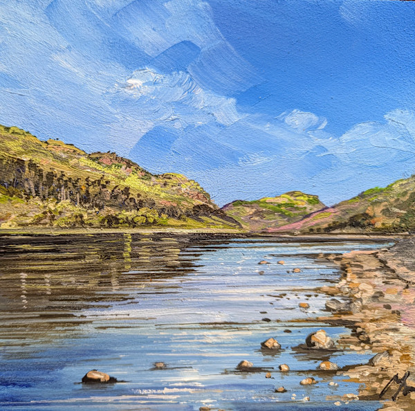 Blue Sky Loch Lubnaig by Allison Young