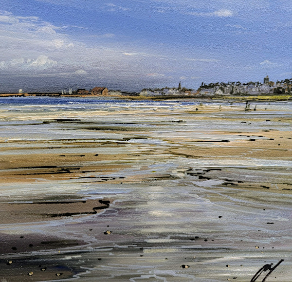 Tide Receding North Berwick by Allison Young