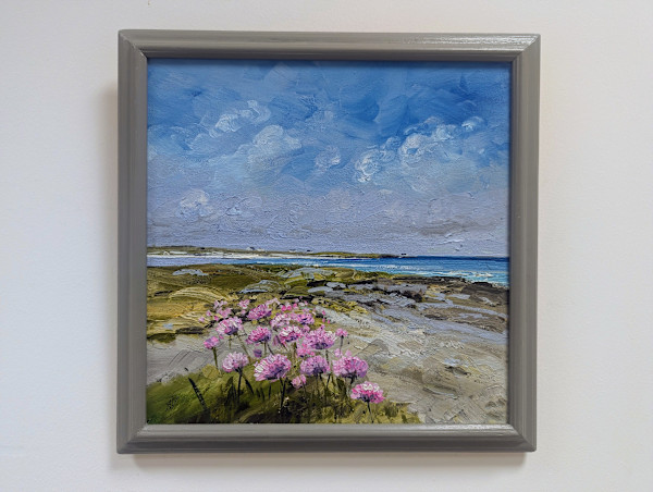Sea Pinks Tiree by Allison Young