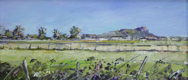Summer Hedgerow, Carse of Lecropt by Allison Young