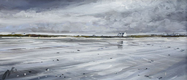 Sky reflected, Crossapol Tiree by Allison Young
