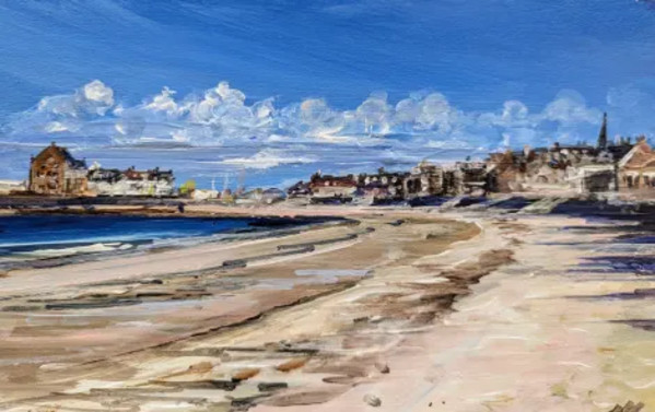 graystonegallery-allison-young-north-berwick-shore-october-evening_yx2wg2_5 by Allison Young