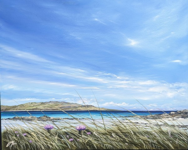 Clouds and Thistles Barra by Allison Young