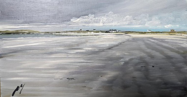 Pale Blue Horizon Gott Bay Tiree by Allison Young