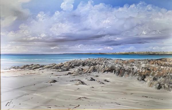 Rocks Towards Gott By Tiree by Allison Young