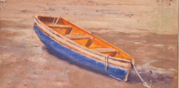 Blue Boat by Duggie Du Toit