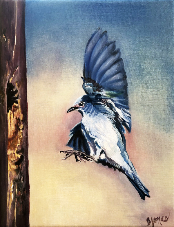 Bluebird Nest by Bobbe Jones