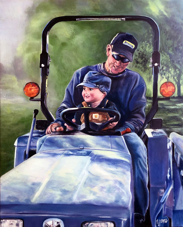 First Tractor Ride by Bobbe Jones