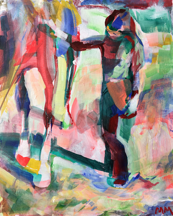 Girl and Horse by Marie Moone, Image 1.