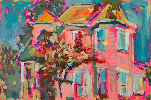 Pink House by Marie Kathleen Moone
