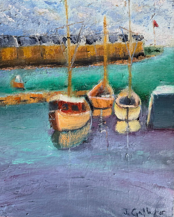 Boats Waiting by Janet Gallagher