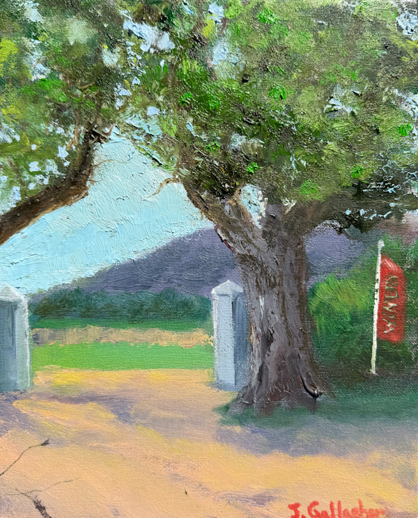 View from the Winery by Janet Gallagher