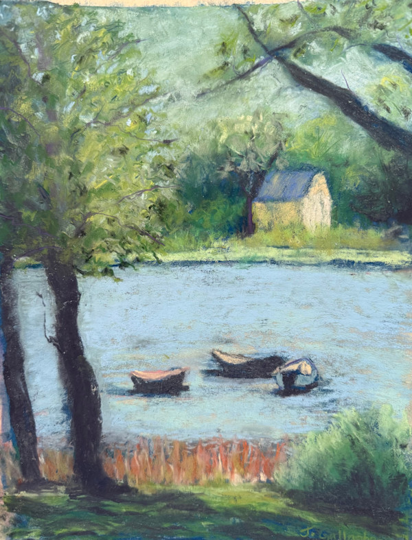 Dories at Rest by Janet Gallagher, Image 1.
