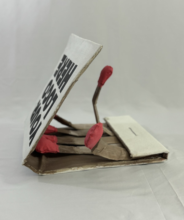 Matchbook (Fiber Art) by David Sierra