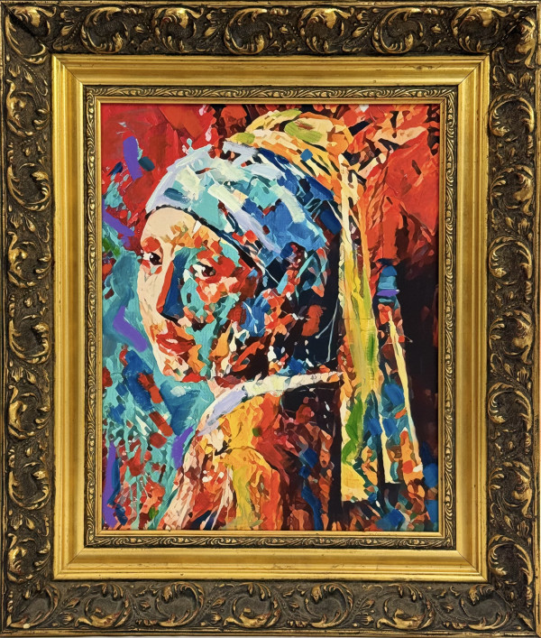 The Girl With The Pearl Earring Redux by David Sierra
