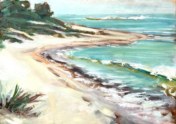 Waves In The Bay #2 by Catherine Miles