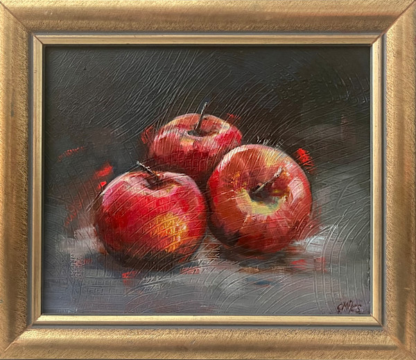 Red Apple Study by Catherine Miles