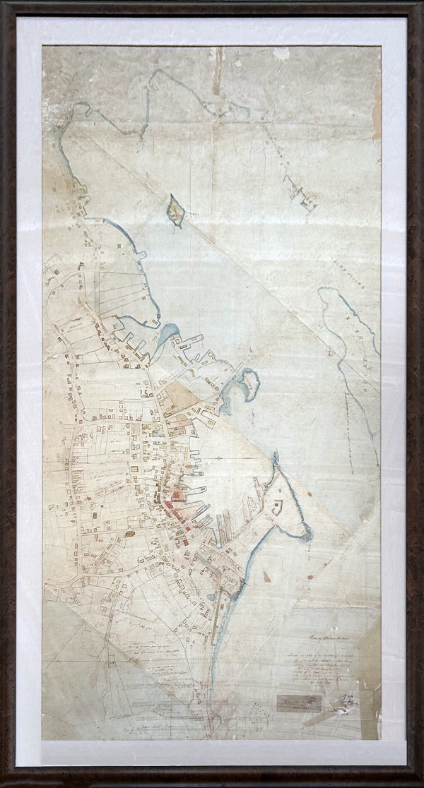 Plan of Gloucester Harbor 1833-1835 by John Mason