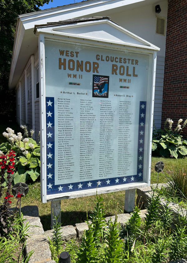 West Gloucester World War II Honor Roll by Unknown