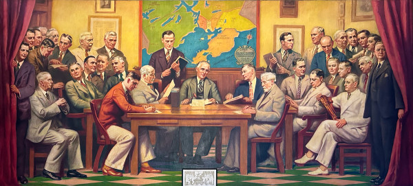City Council in Session by Charles Allan Winter