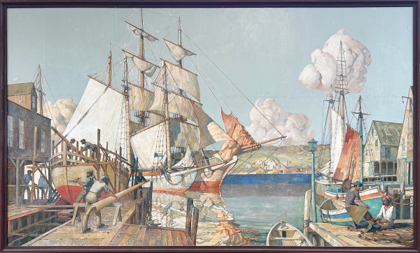 Gloucester Harbor by Frederick Mulhaupt