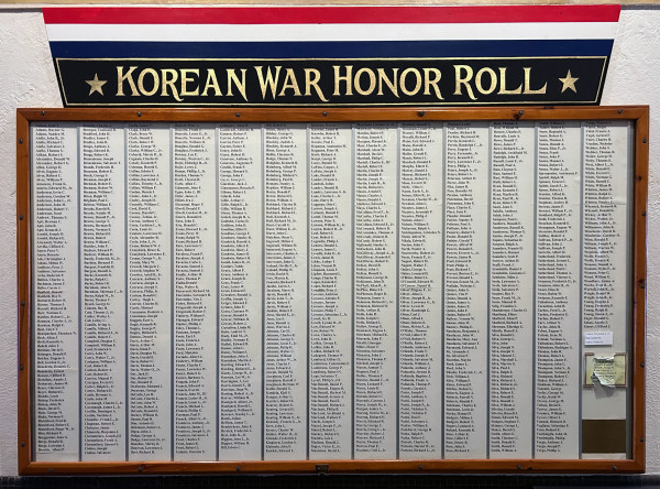 Korean War Honor Roll Memorial by Unknown