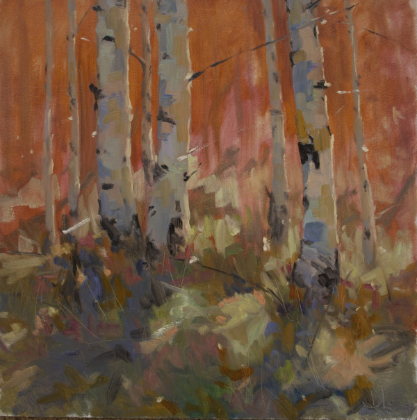 Aspen Impressions - Autumn Fire by Jennifer Riefenberg
