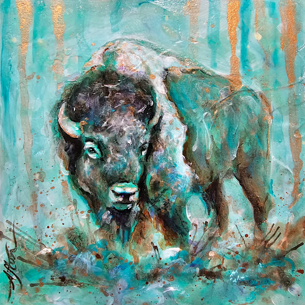 Turquoise & Copper by Afton