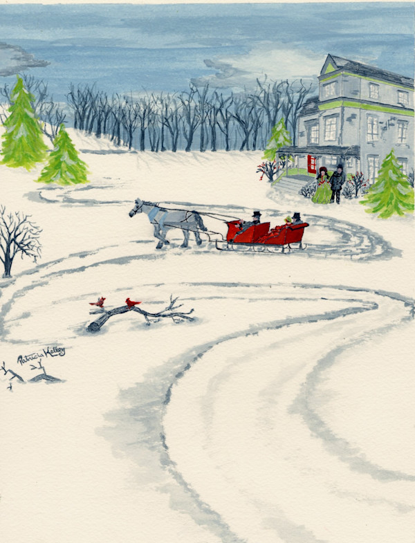 Dashing thru the Snow by Patricia A Kelley