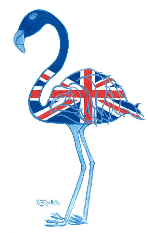 British Flamingo by Patricia A Kelley