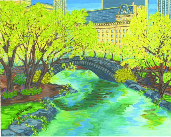 Central Park Bridge by Patricia A Kelley