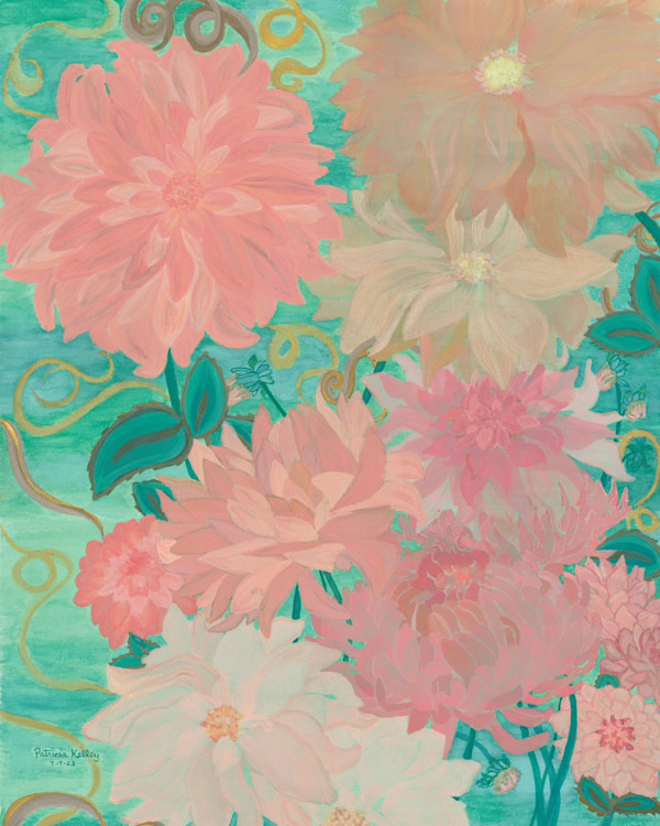 Dreamy Dalhlia's by Patricia A Kelley