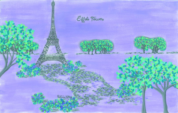 Eiffle Tower by Patricia A Kelley