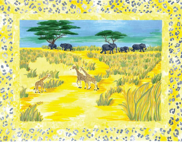 African Savannah by Patricia A Kelley