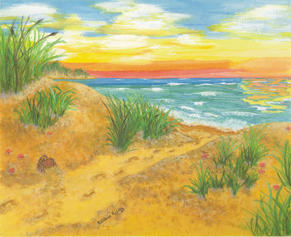 Beach Sunrise by Patricia A Kelley