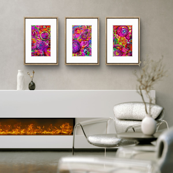 Color Remembering Itself (A Triptych) by Katie Thompson - Art By Katie Thompson, Image 1.